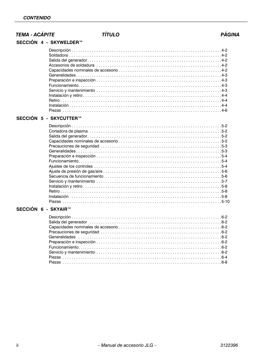 JLG Workstation in the Sky-Boom Lifts User Manual | Page 10 / 134