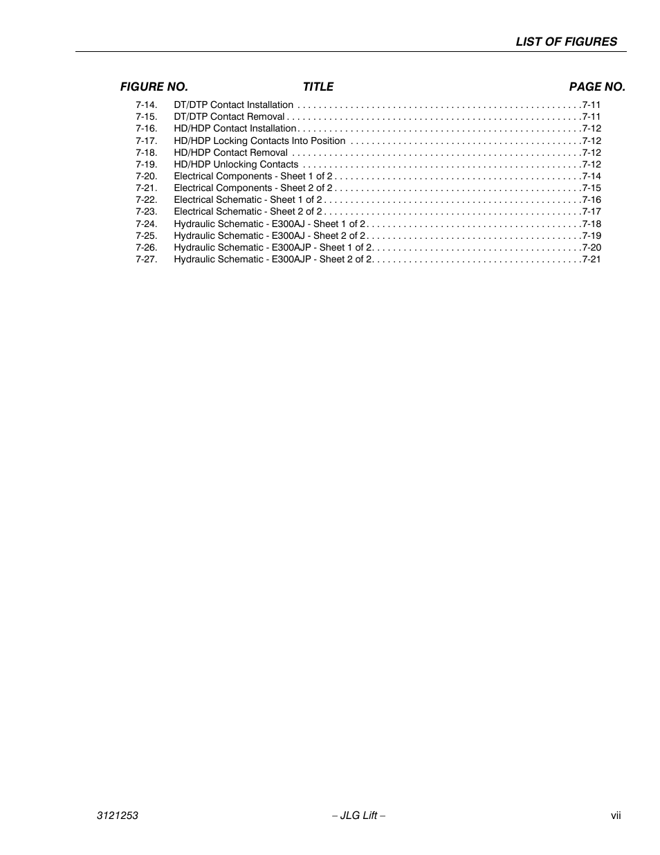 JLG E300 Service Manual User Manual | Page 11 / 224