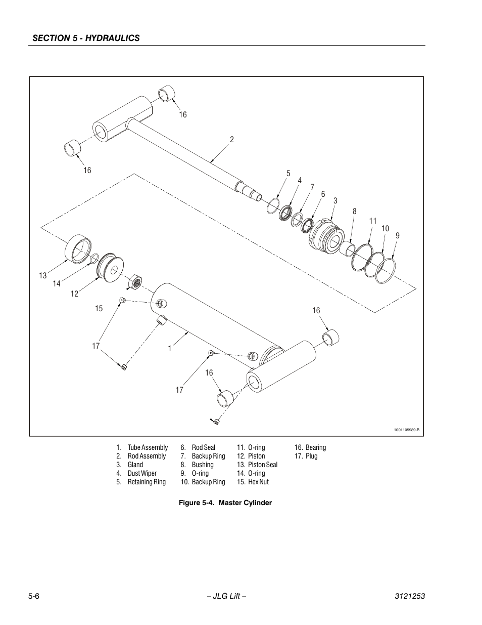 Master cylinder -6 | JLG E300 Service Manual User Manual | Page 148 / 224