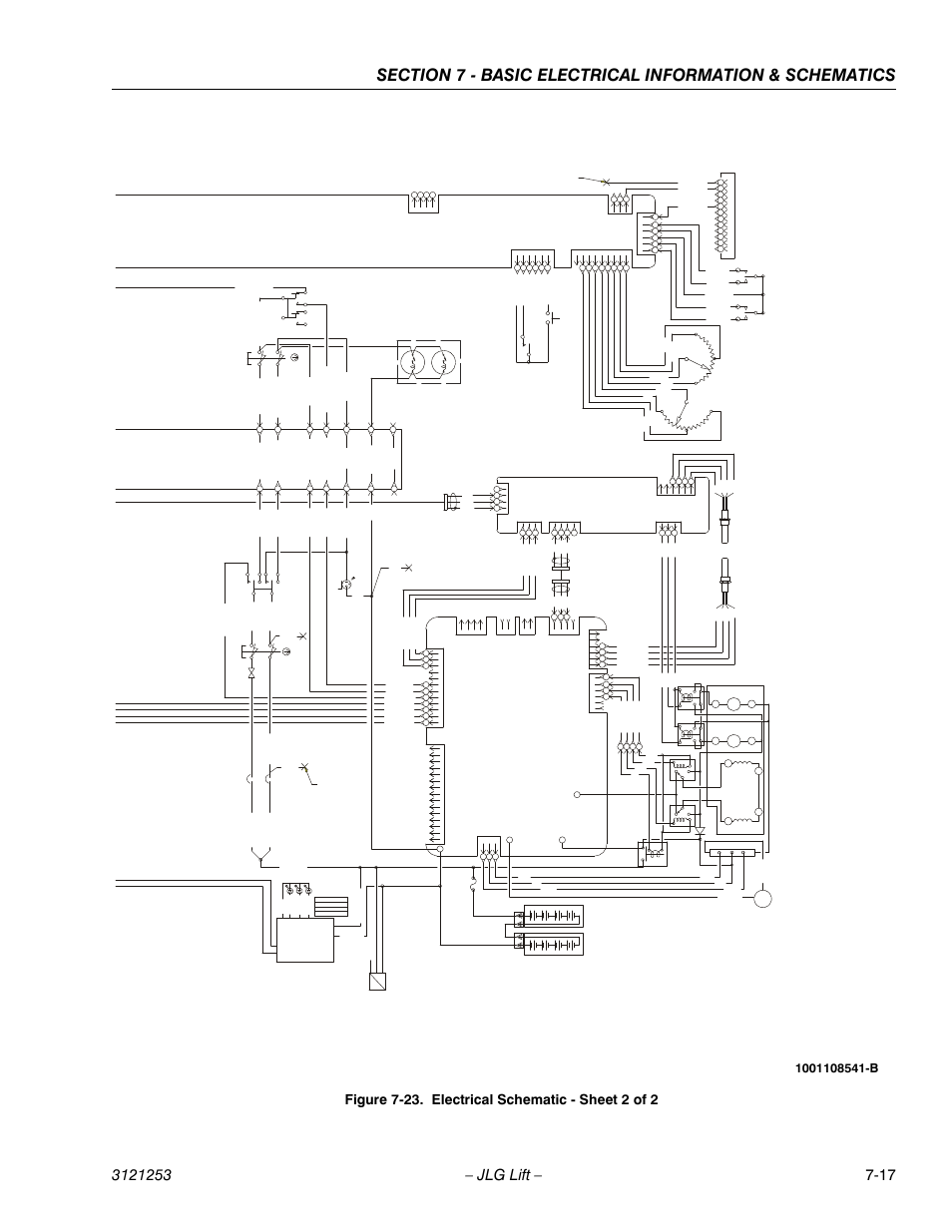 Electrical schematic - sheet 2 of 2 -17, Power module | JLG E300 Service Manual User Manual | Page 217 / 224