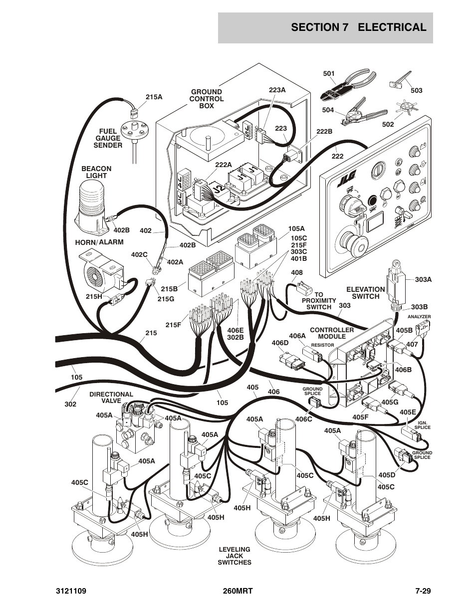 JLG 260MRT ANSI Parts Manual User Manual | Page 169 / 196