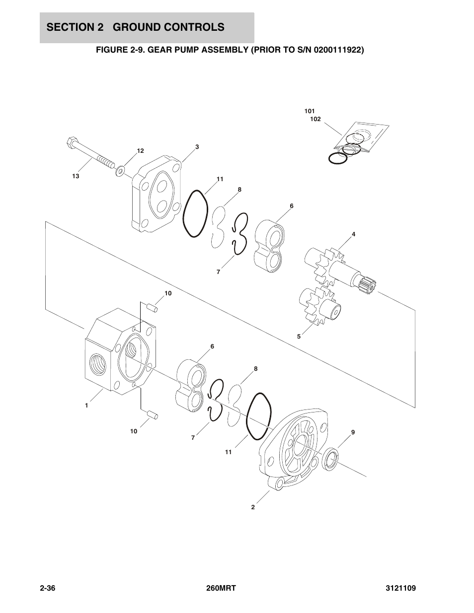 JLG 260MRT ANSI Parts Manual User Manual | Page 70 / 196