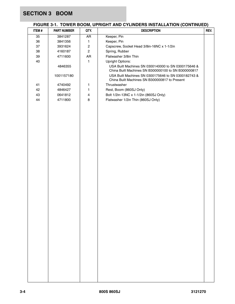 JLG 860SJ Parts Manual User Manual | Page 140 / 294