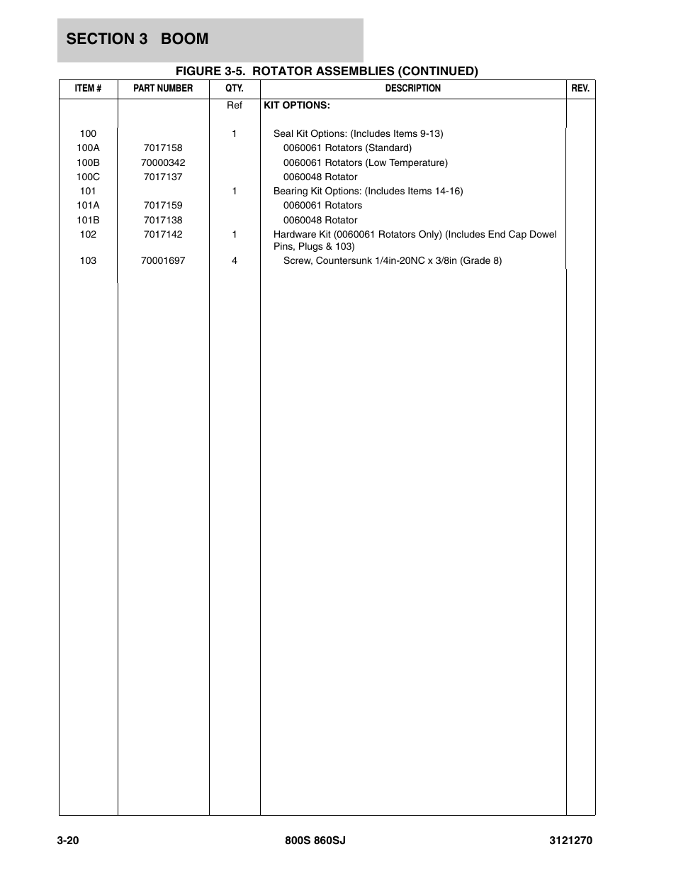 JLG 860SJ Parts Manual User Manual | Page 156 / 294