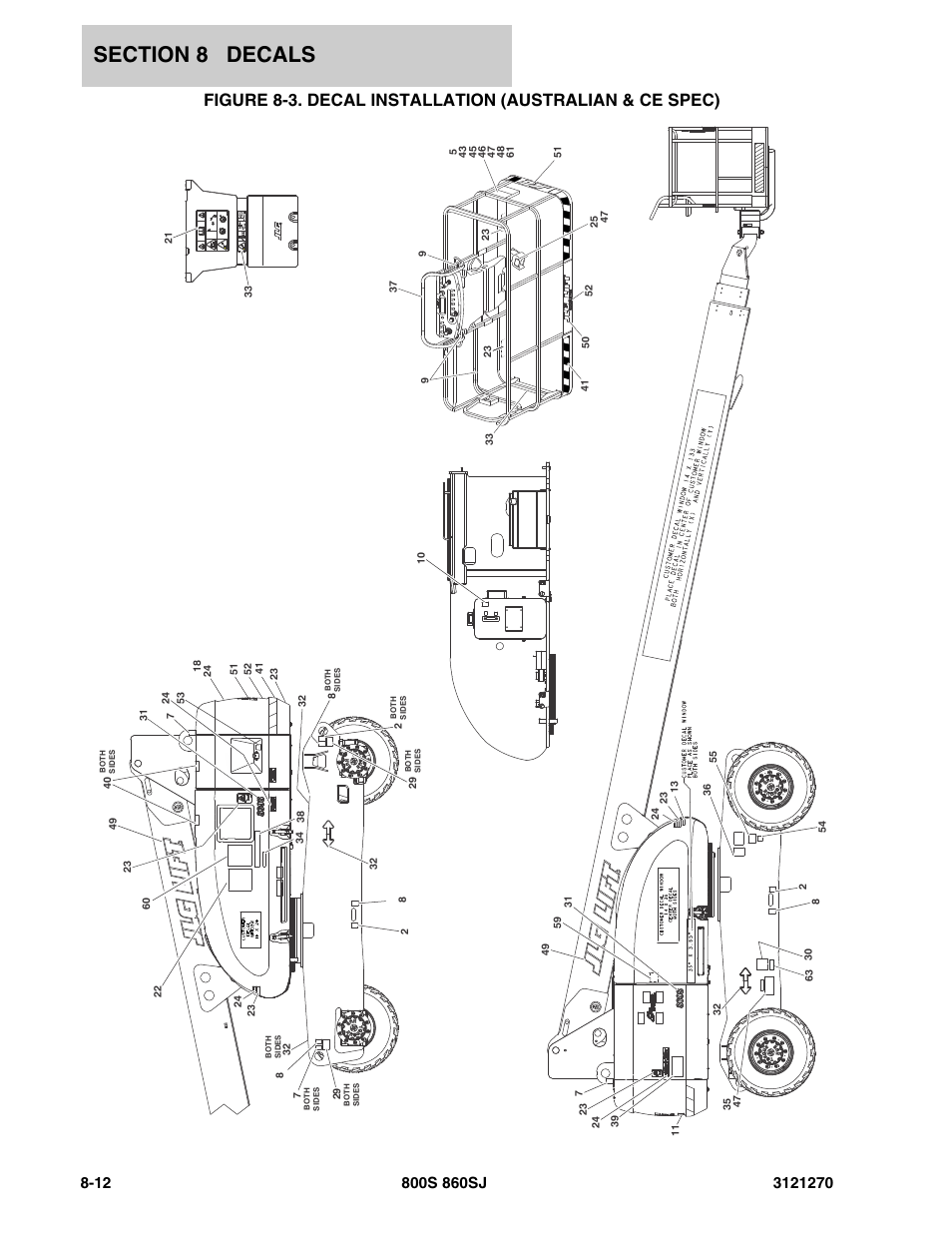 JLG 860SJ Parts Manual User Manual | Page 266 / 294