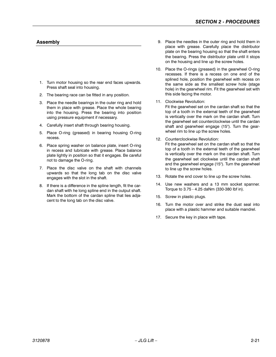 Assembly | JLG 2658E3 Service Manual User Manual | Page 33 / 62