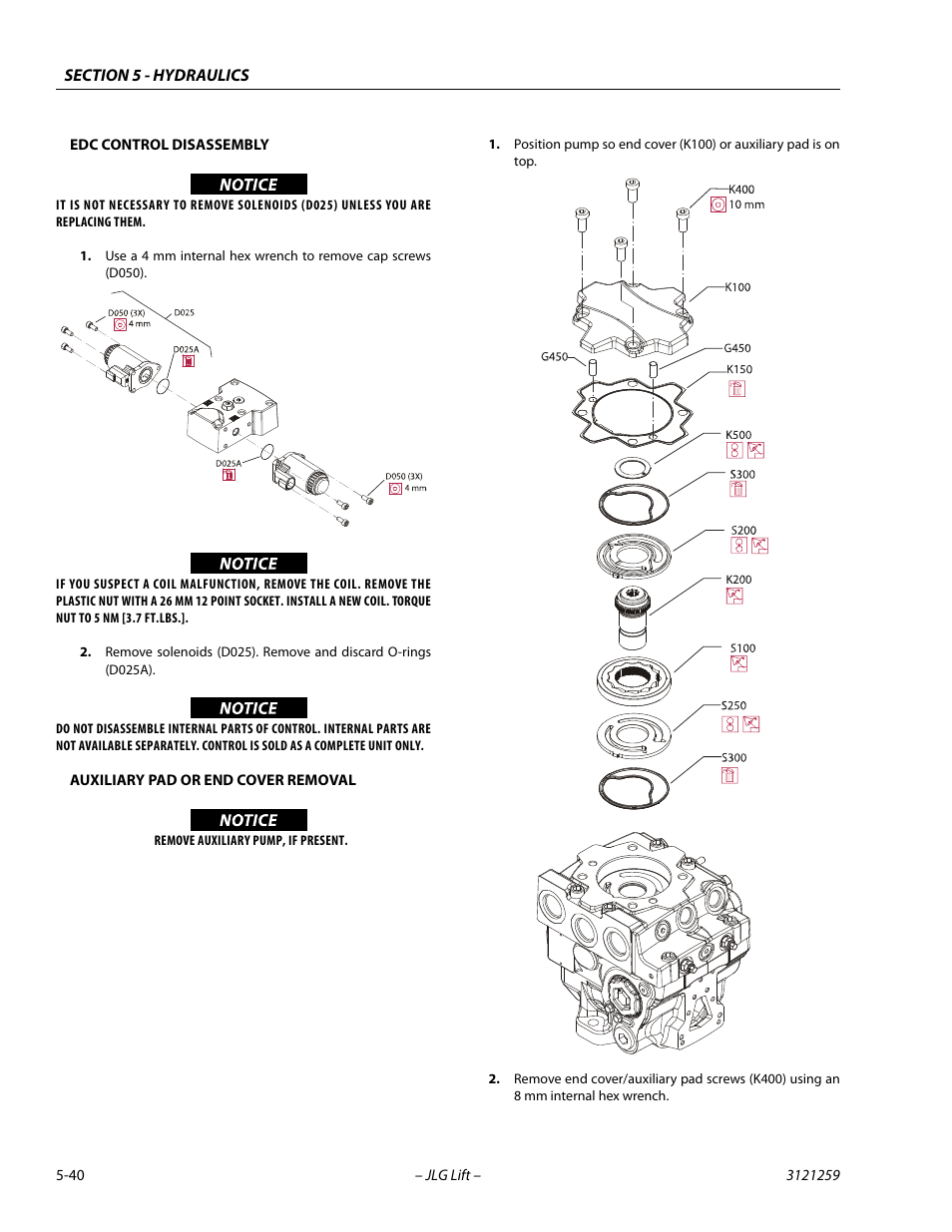 JLG 340AJ Service Manual User Manual | Page 198 / 348