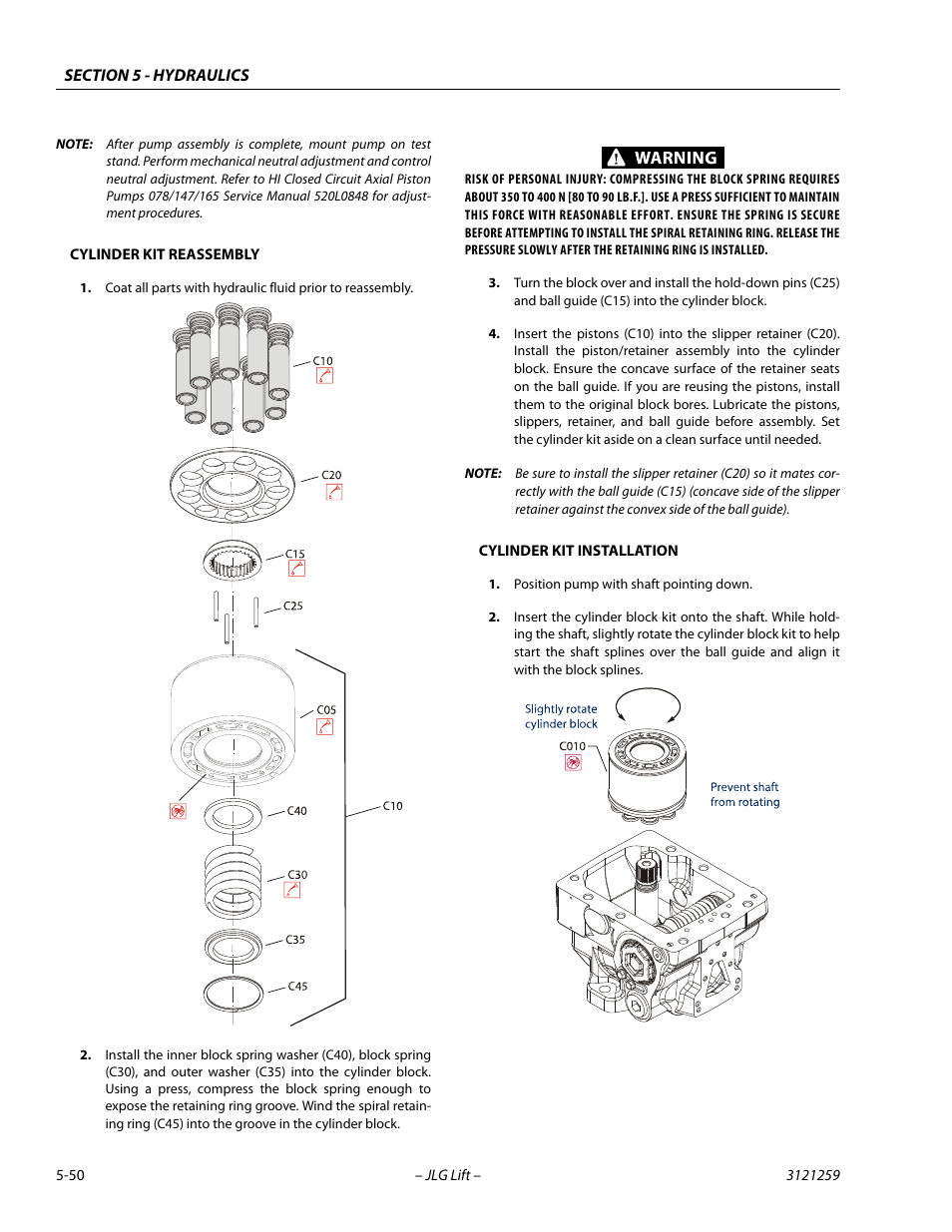 JLG 340AJ Service Manual User Manual | Page 208 / 348
