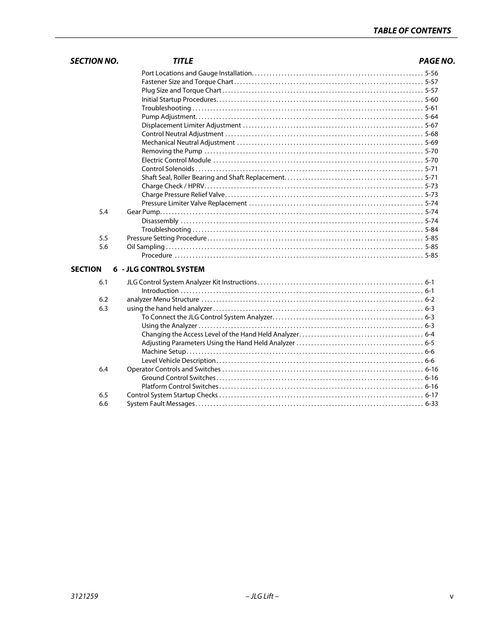 JLG 340AJ Service Manual User Manual | Page 9 / 348