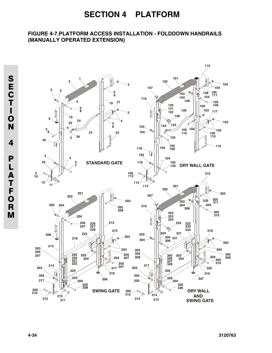 Operated extension -34 | JLG 2658E3 ANSI Parts Manual User Manual | Page 112 / 220