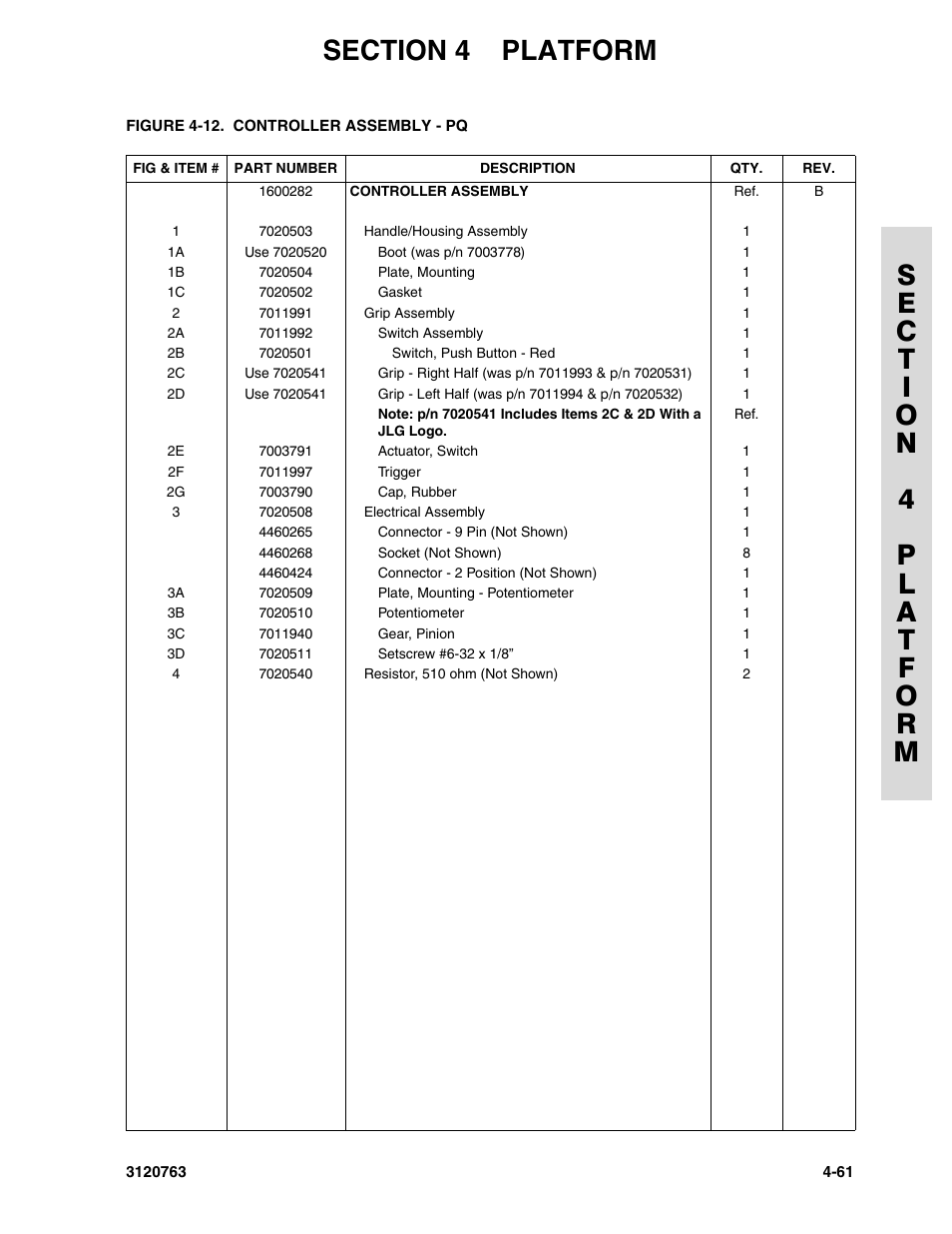 JLG 2658E3 ANSI Parts Manual User Manual | Page 139 / 220