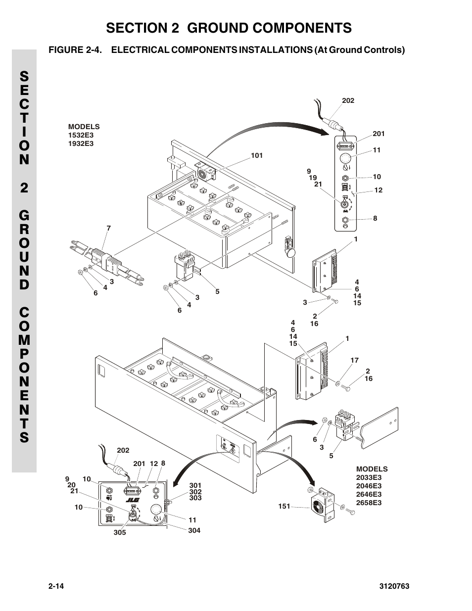 JLG 2658E3 ANSI Parts Manual User Manual | Page 50 / 220