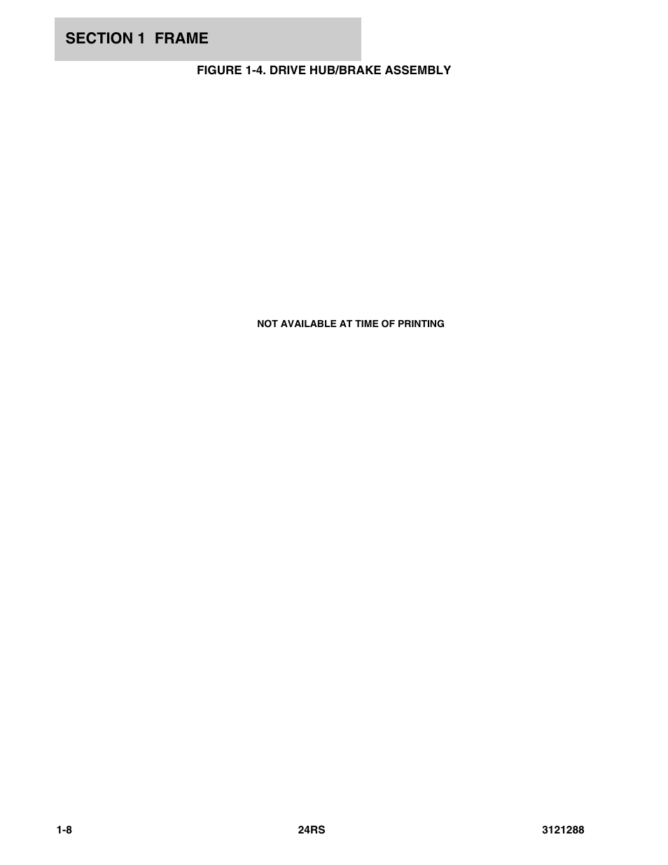 Figure 1-4. drive hub/brake assembly | JLG 24RS Parts Manual User Manual | Page 14 / 138