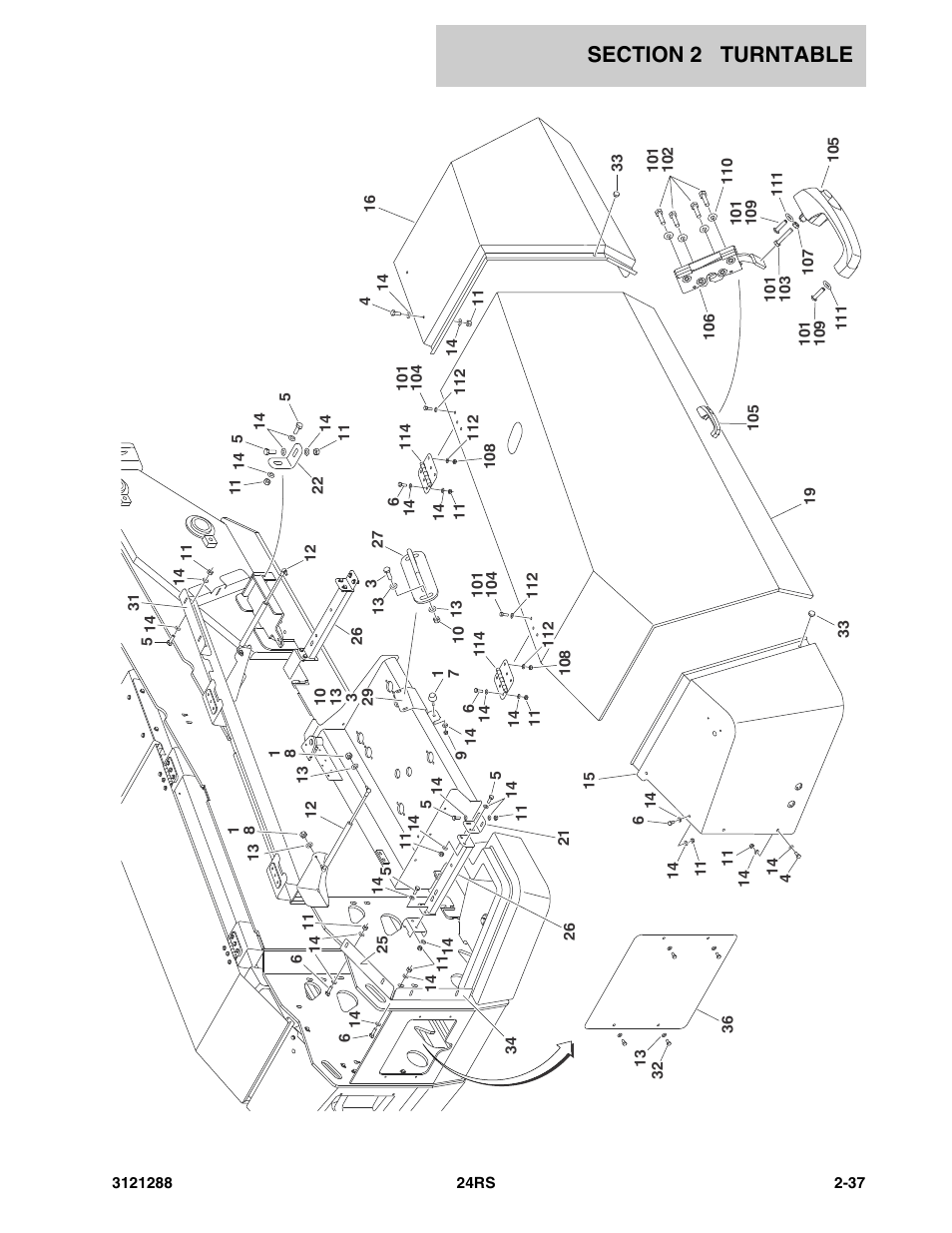 JLG 24RS Parts Manual User Manual | Page 55 / 138