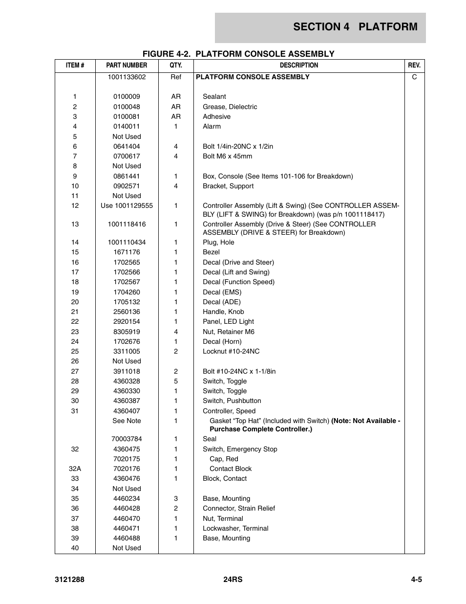 JLG 24RS Parts Manual User Manual | Page 77 / 138