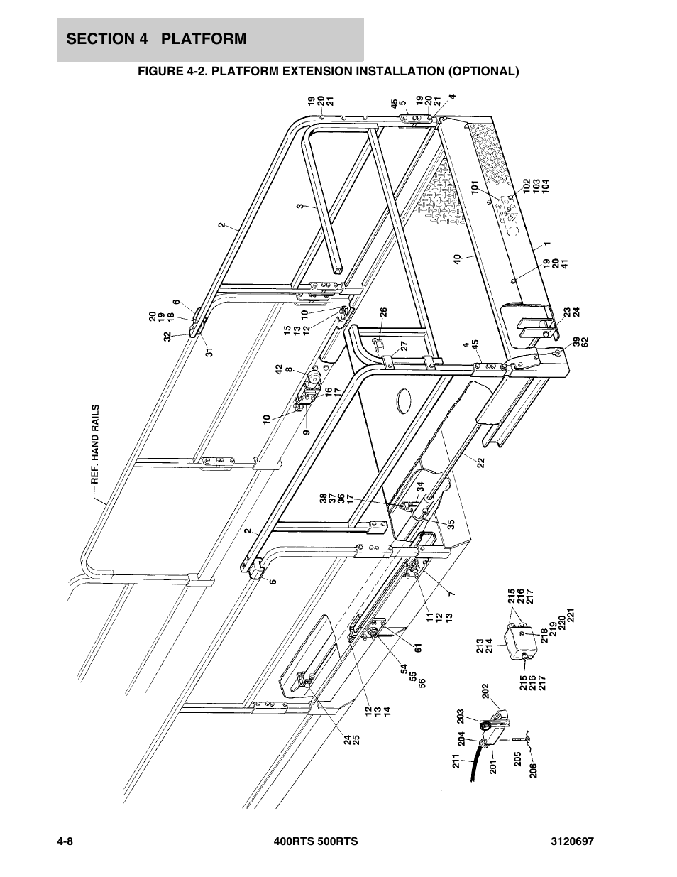 JLG 500RTS ANSI Parts Manual User Manual | Page 154 / 284