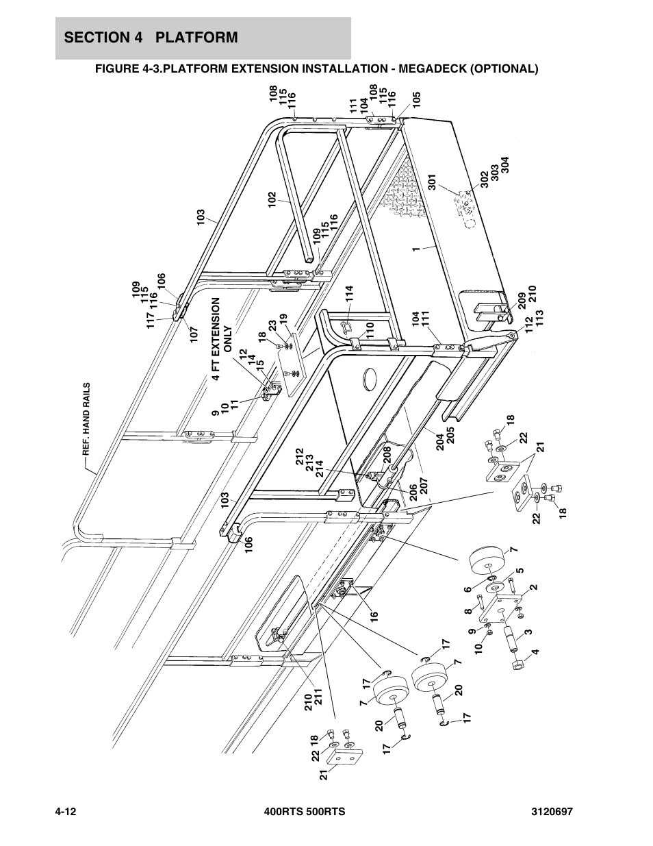JLG 500RTS ANSI Parts Manual User Manual | Page 158 / 284