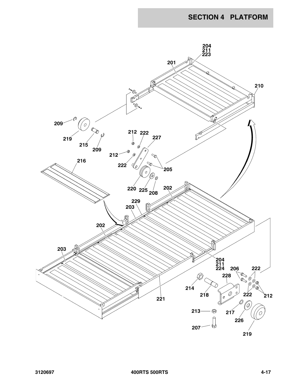 JLG 500RTS ANSI Parts Manual User Manual | Page 163 / 284