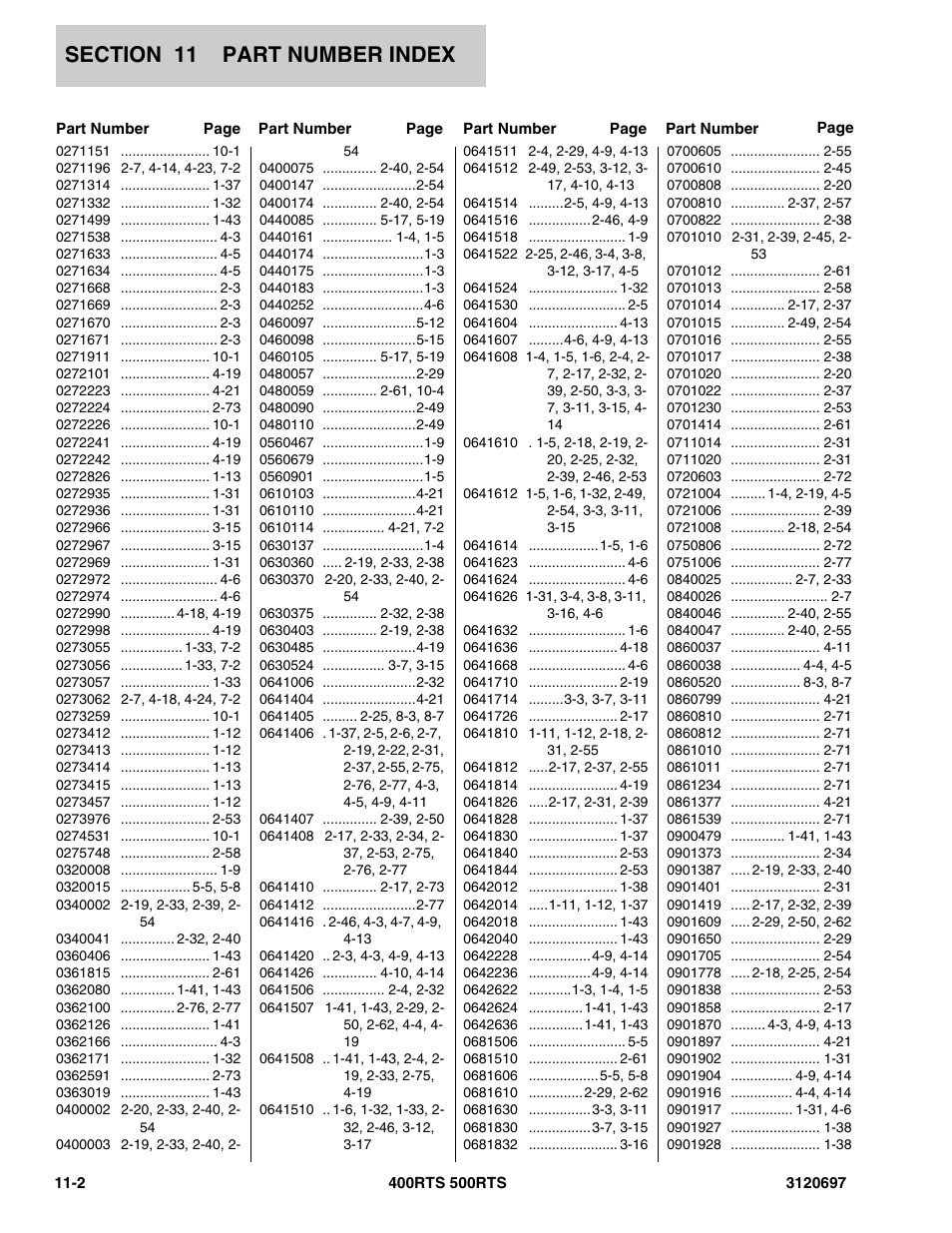 JLG 500RTS ANSI Parts Manual User Manual | Page 272 / 284