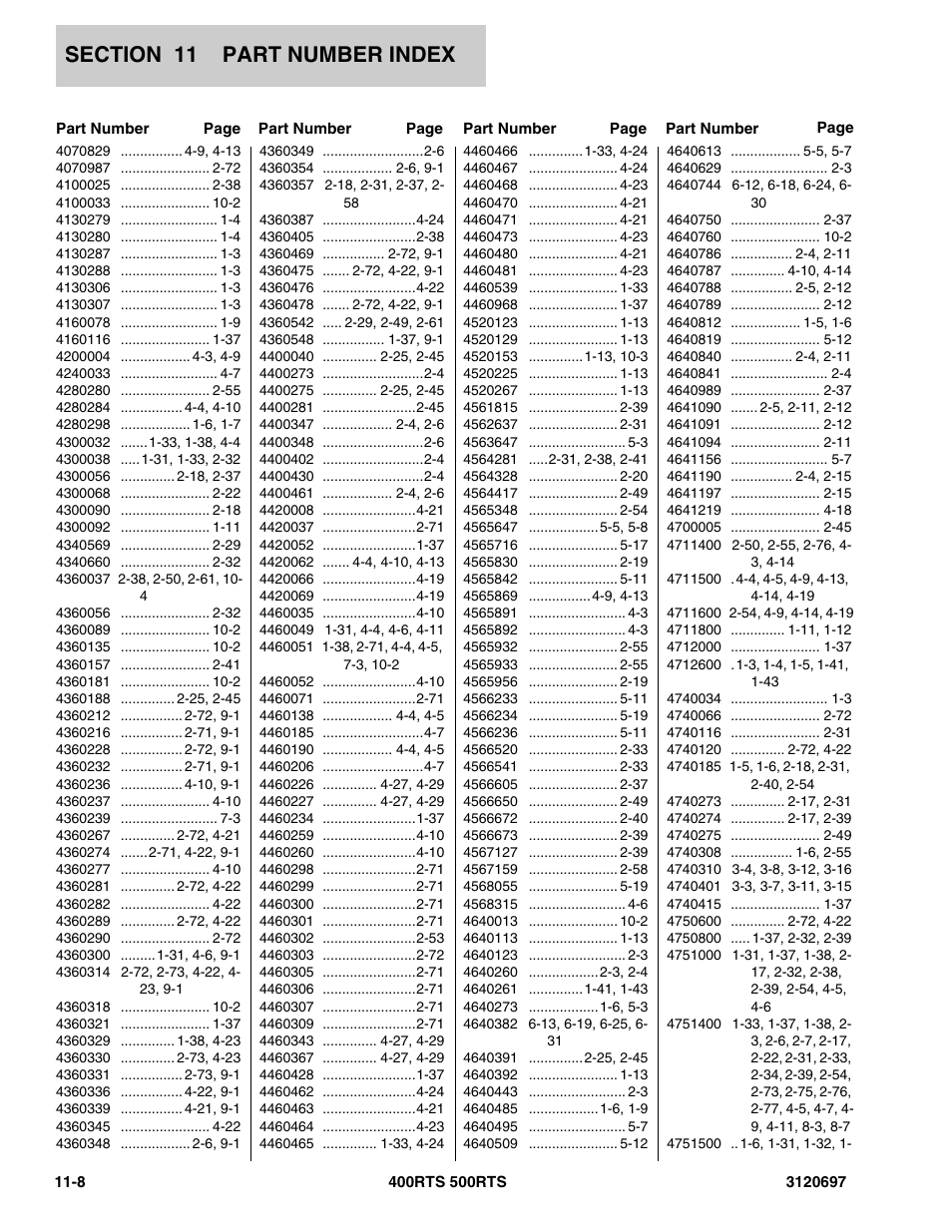JLG 500RTS ANSI Parts Manual User Manual | Page 278 / 284