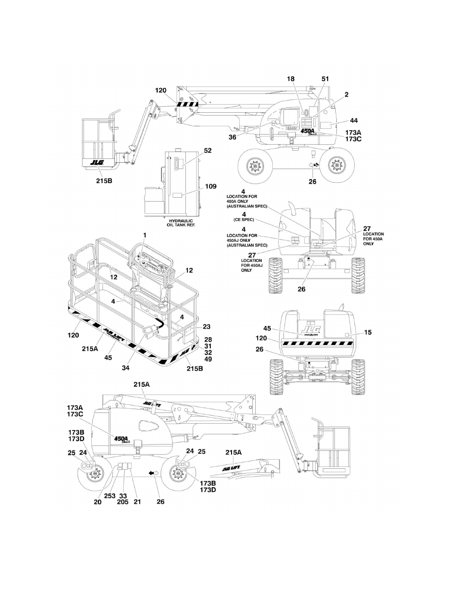 JLG 450A_AJ Series II Parts Manual User Manual | Page 280 / 306