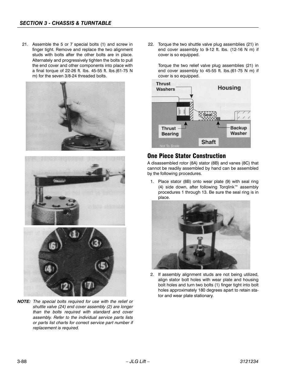 One piece stator construction, One piece stator construction -88 | JLG 680S Service Manual User Manual | Page 136 / 332