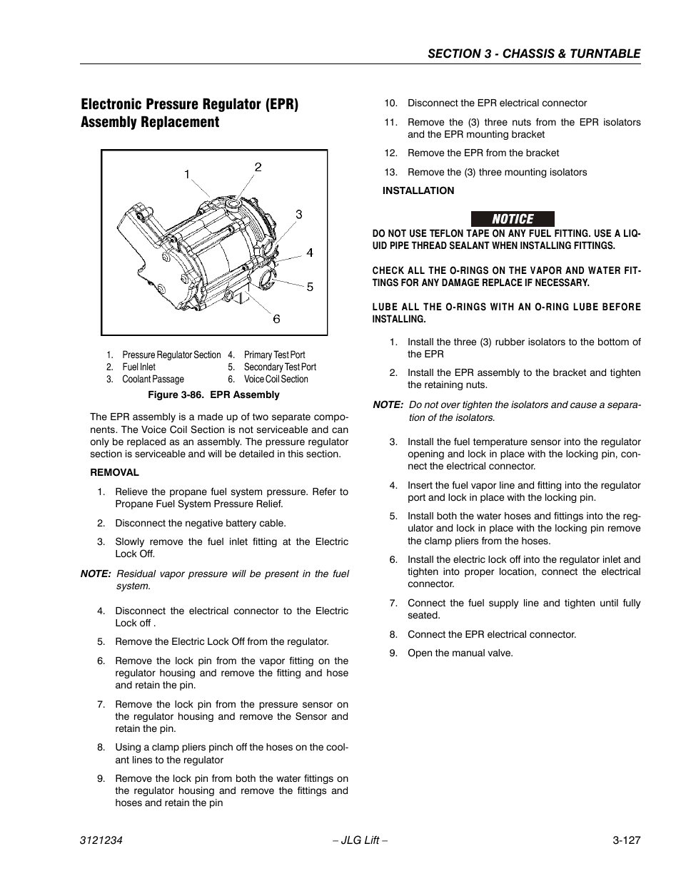 Epr assembly -127 | JLG 680S Service Manual User Manual | Page 175 / 332