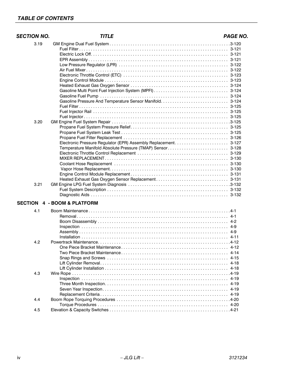 JLG 680S Service Manual User Manual | Page 8 / 332