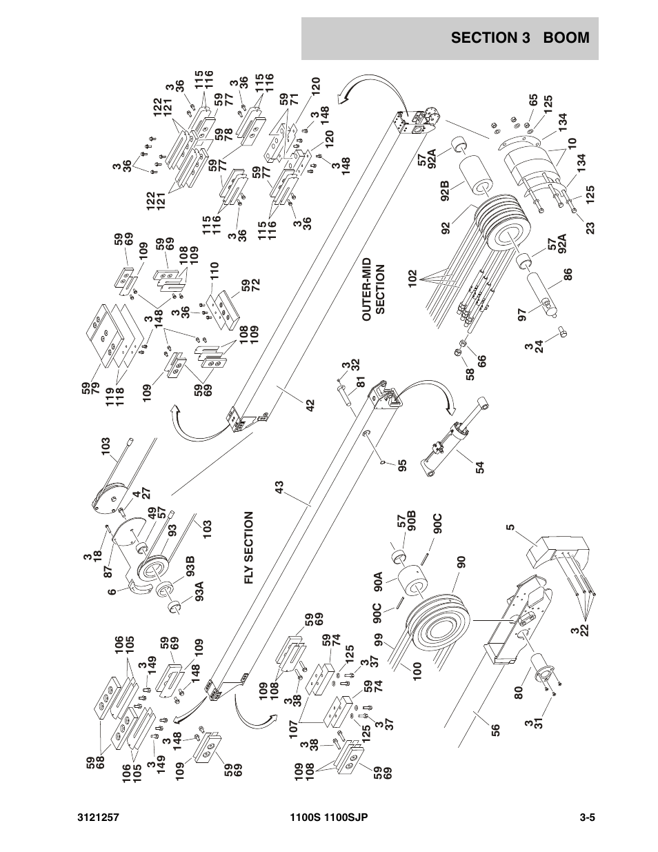 JLG 1100S Parts Manual User Manual | Page 131 / 294