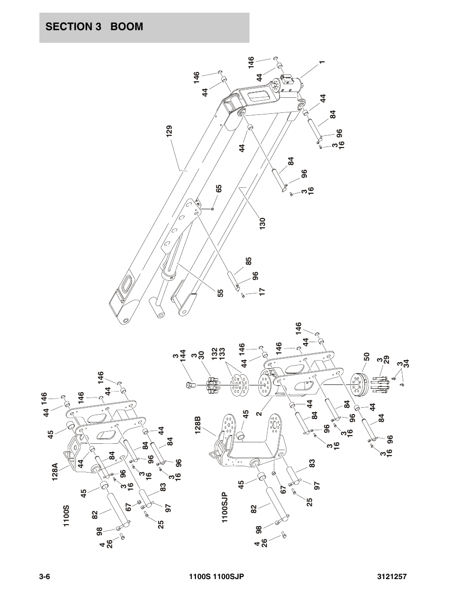 JLG 1100S Parts Manual User Manual | Page 132 / 294