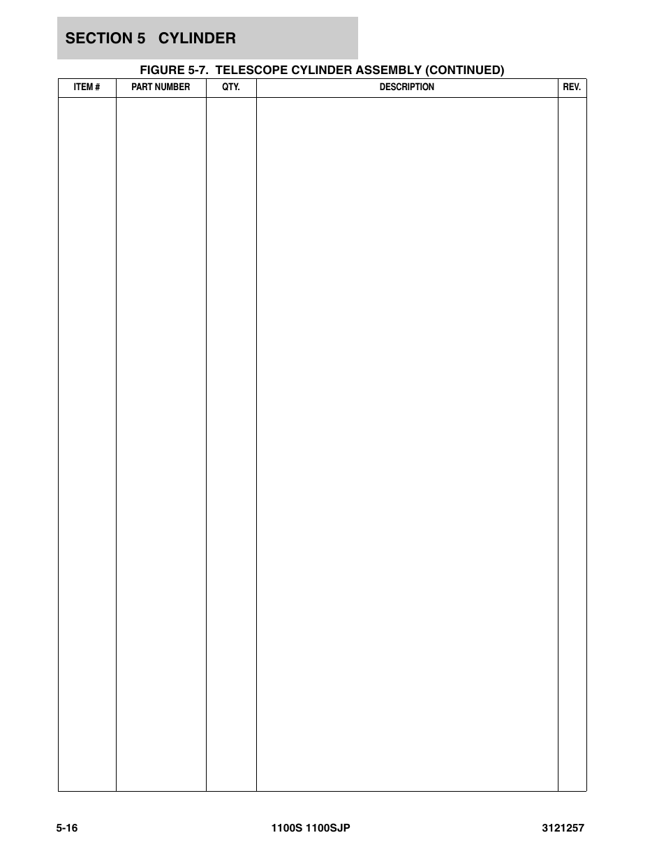 JLG 1100S Parts Manual User Manual | Page 194 / 294
