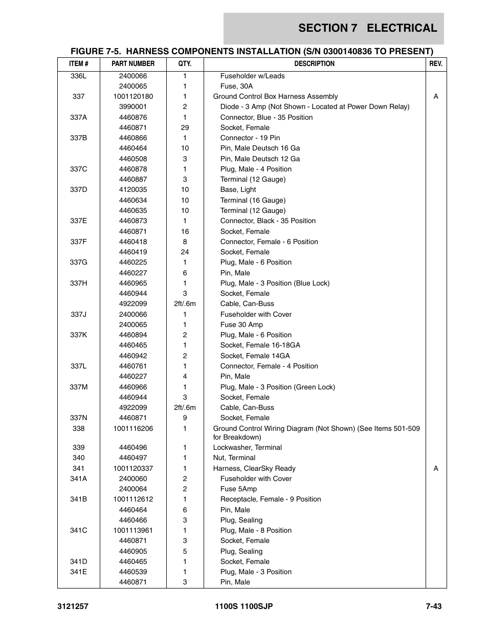 JLG 1100S Parts Manual User Manual | Page 255 / 294