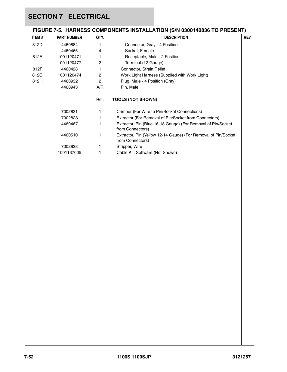 JLG 1100S Parts Manual User Manual | Page 264 / 294