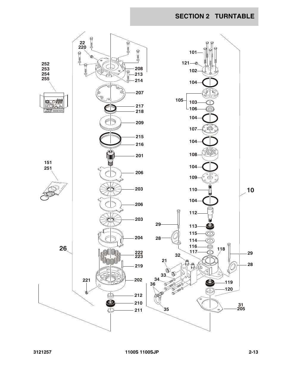 JLG 1100S Parts Manual User Manual | Page 47 / 294