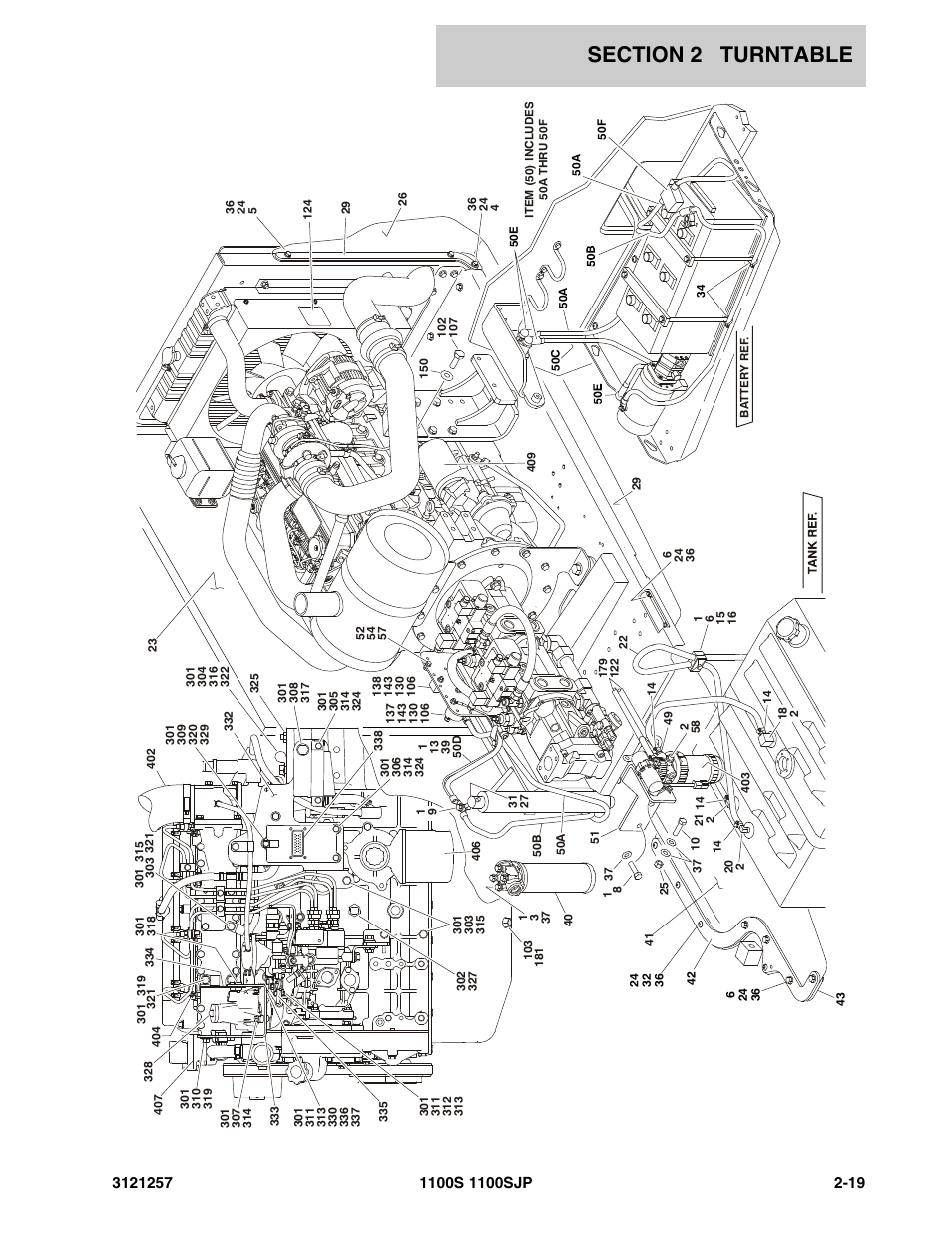 JLG 1100S Parts Manual User Manual | Page 53 / 294