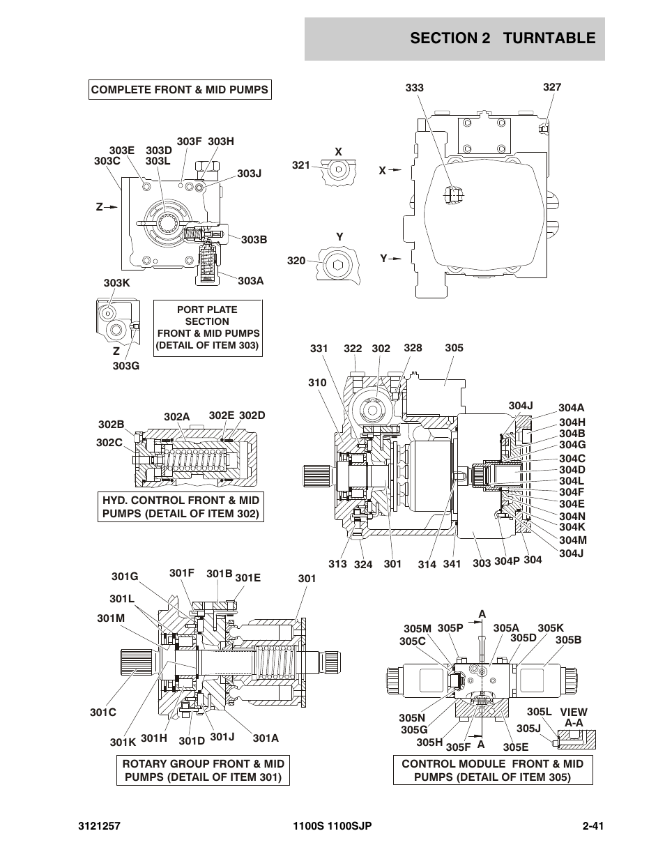 JLG 1100S Parts Manual User Manual | Page 75 / 294