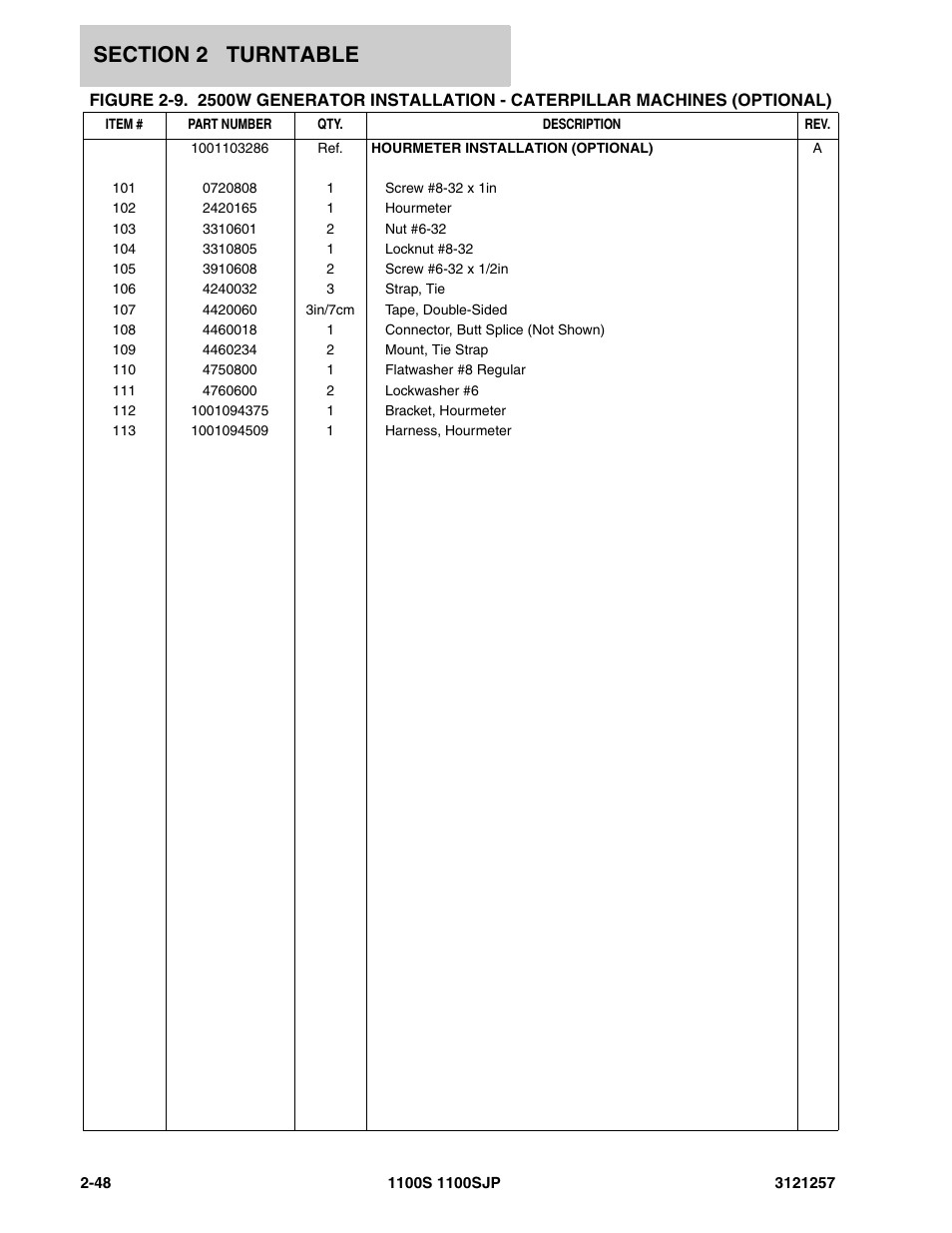 JLG 1100S Parts Manual User Manual | Page 82 / 294