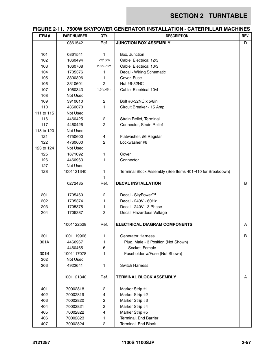 JLG 1100S Parts Manual User Manual | Page 91 / 294