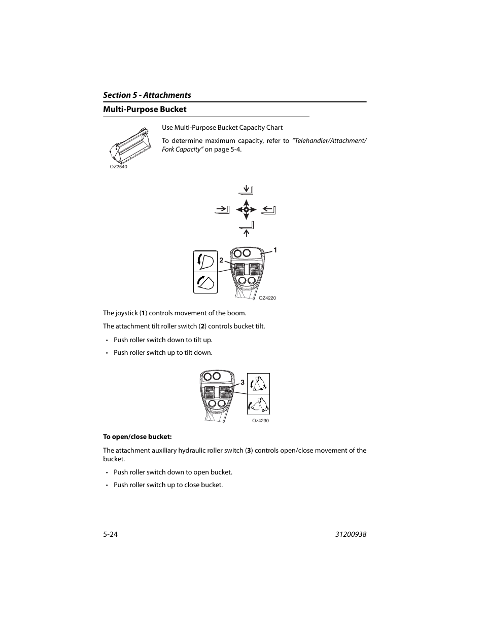 Multi-purpose bucket, Multi-purpose bucket -24 | JLG 4017RS Operator Manual User Manual | Page 104 / 156