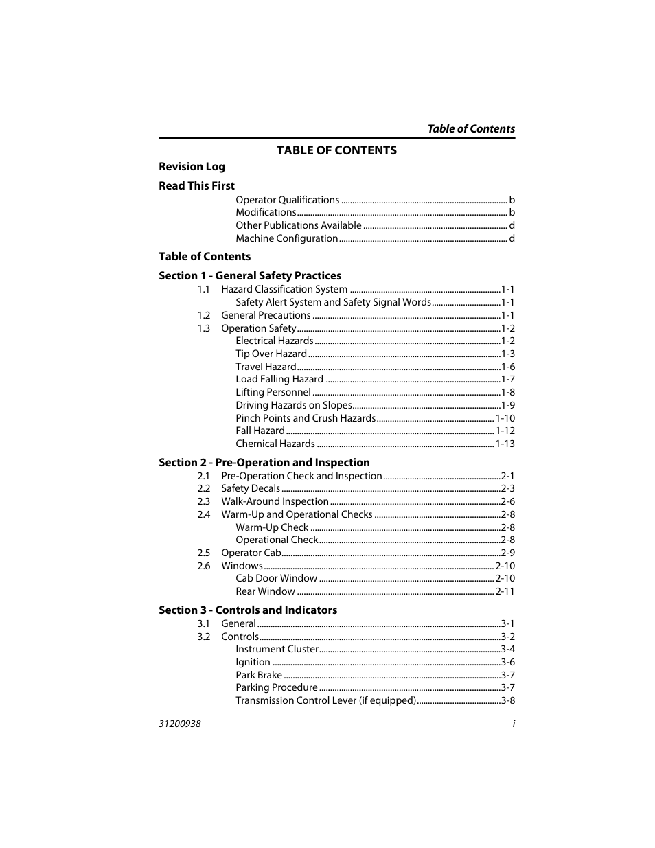 JLG 4017RS Operator Manual User Manual | Page 7 / 156