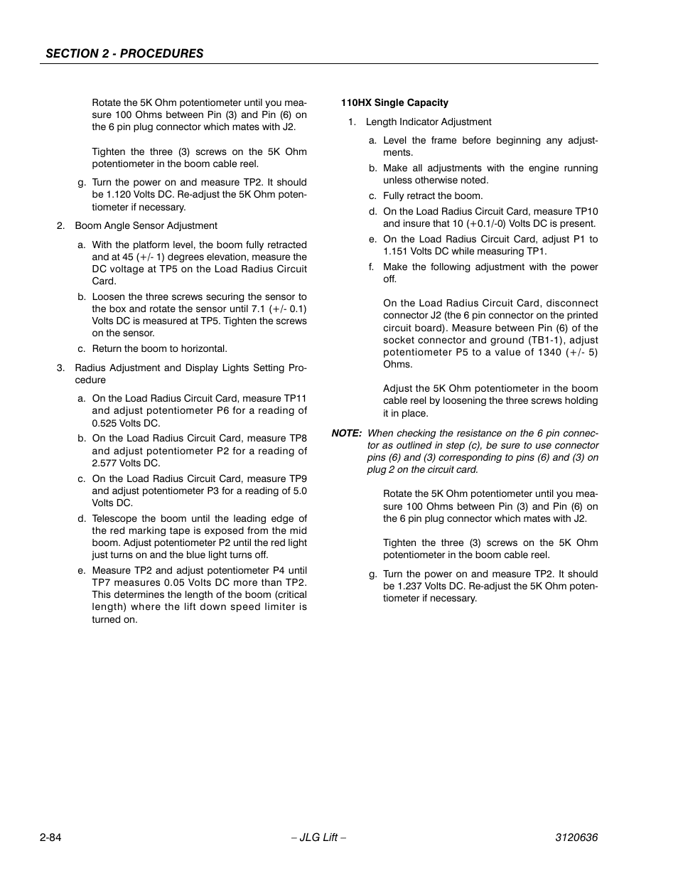 JLG 110HX ANSI Service Manual User Manual | Page 108 / 162