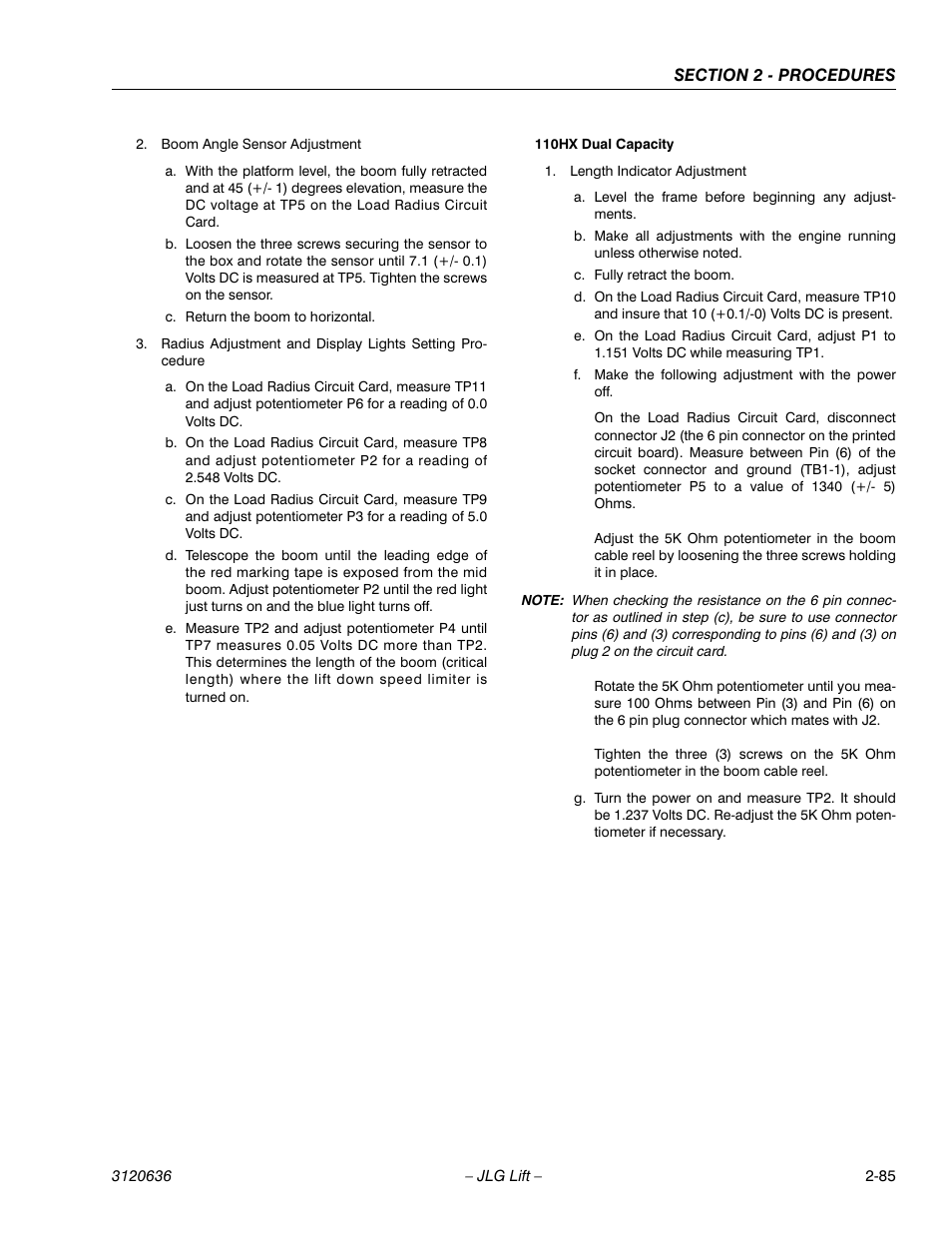 JLG 110HX ANSI Service Manual User Manual | Page 109 / 162