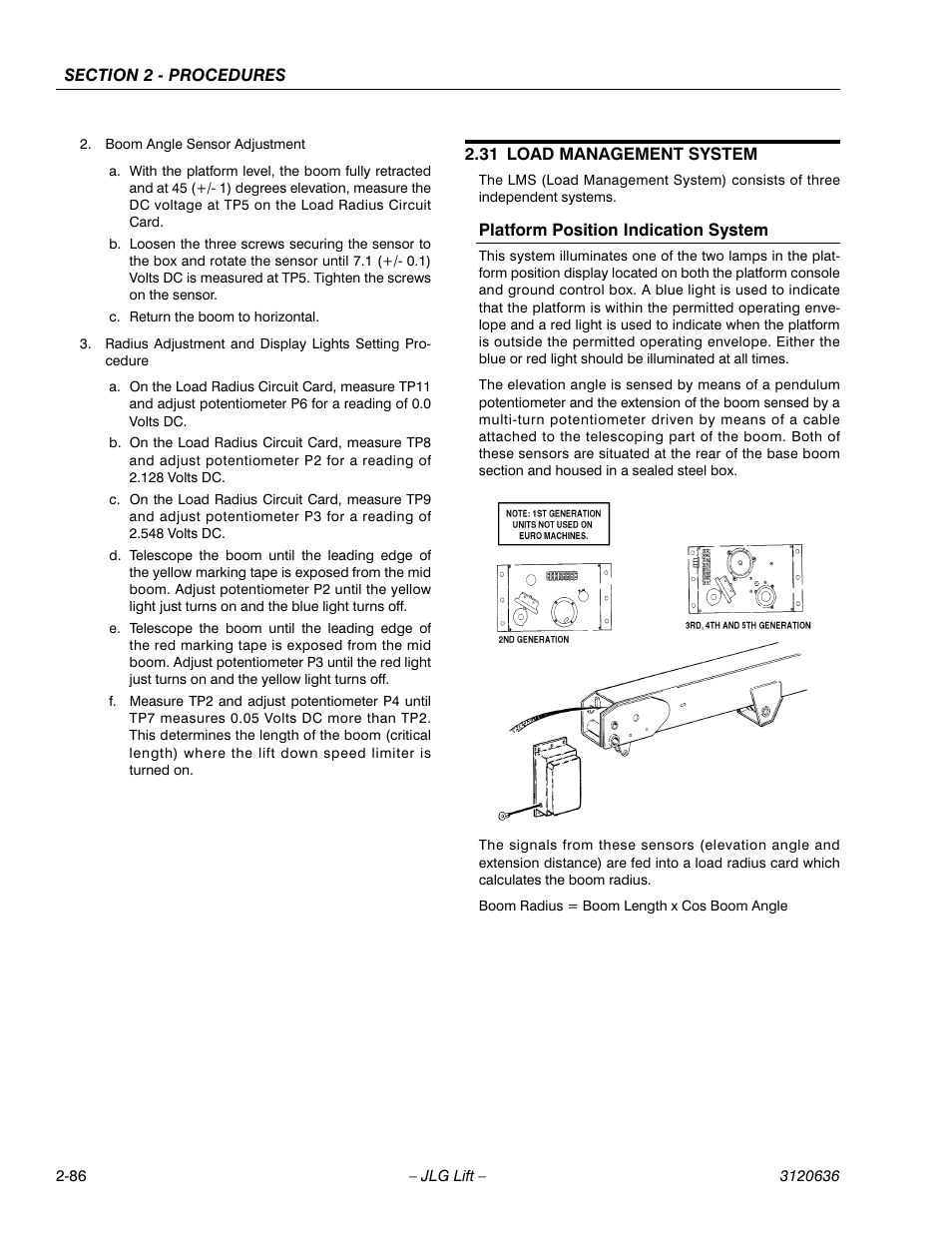 31 load management system, Load management system -86 | JLG 110HX ANSI Service Manual User Manual | Page 110 / 162