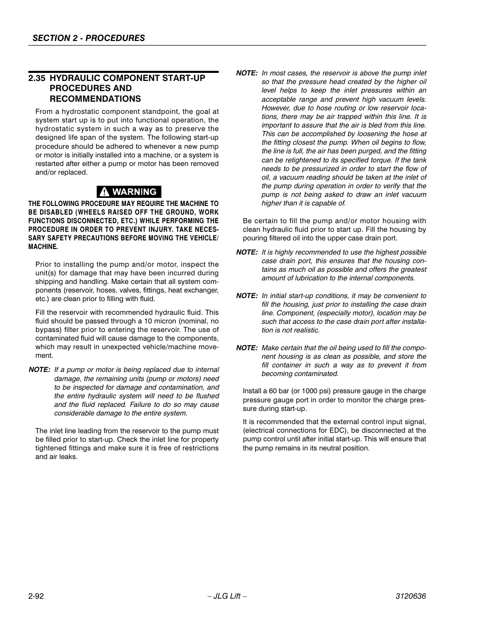 JLG 110HX ANSI Service Manual User Manual | Page 116 / 162