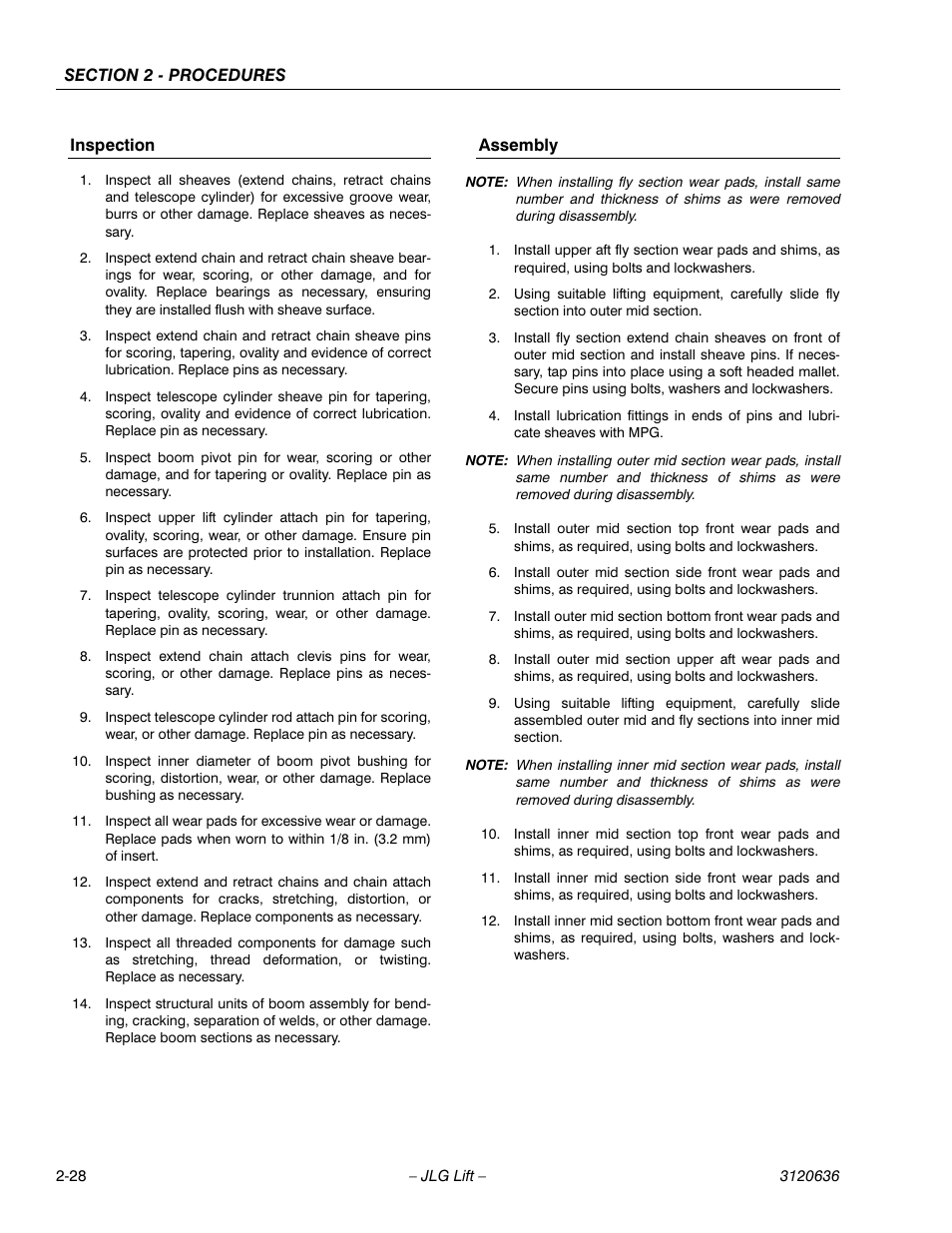 JLG 110HX ANSI Service Manual User Manual | Page 52 / 162