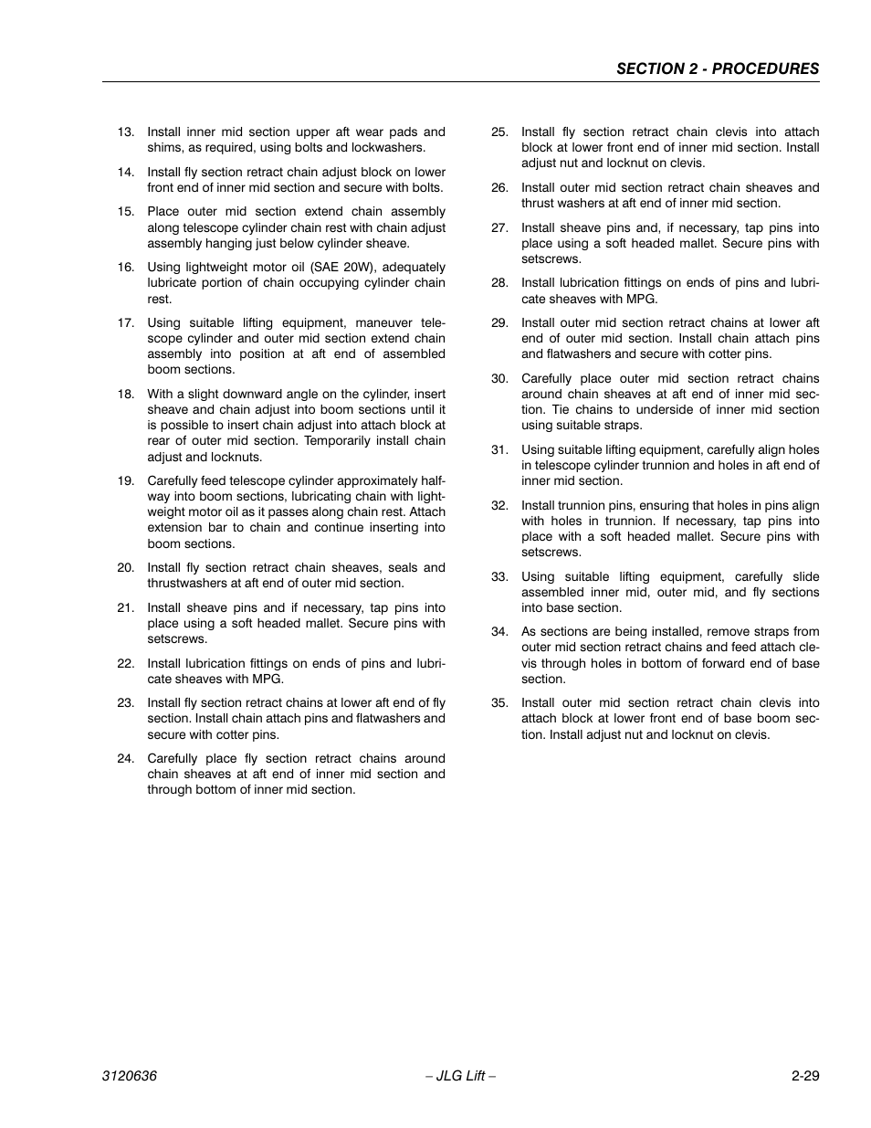 JLG 110HX ANSI Service Manual User Manual | Page 53 / 162