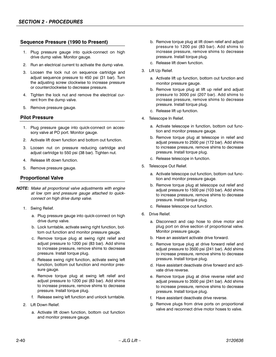 JLG 110HX ANSI Service Manual User Manual | Page 64 / 162