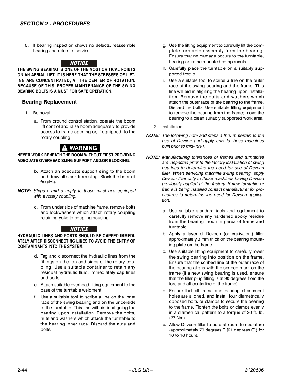 JLG 110HX ANSI Service Manual User Manual | Page 68 / 162