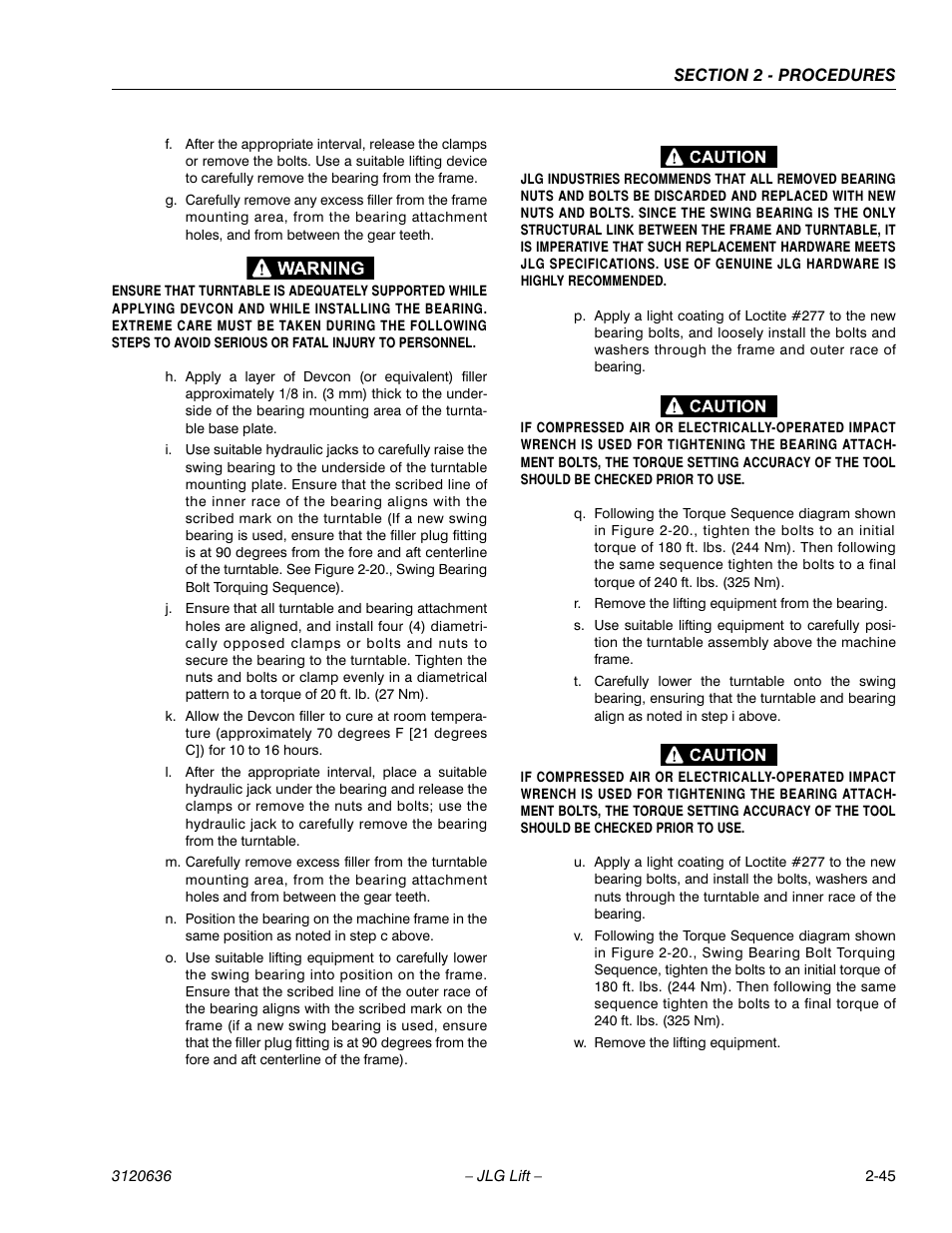 JLG 110HX ANSI Service Manual User Manual | Page 69 / 162