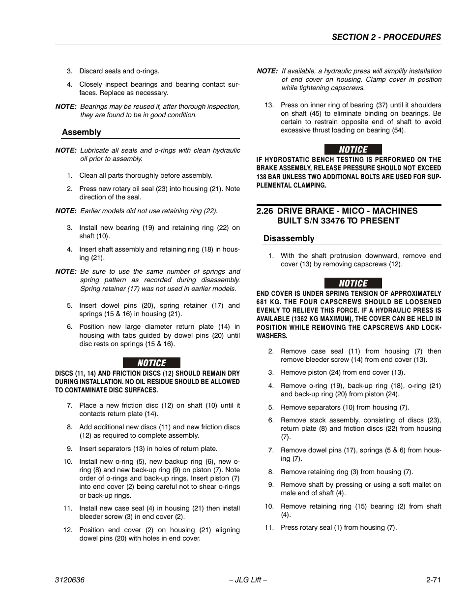 JLG 110HX ANSI Service Manual User Manual | Page 95 / 162